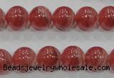 CRC104 15.5 inches 12mm round natural argentina rhodochrosite beads