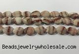 CRC1083 15.5 inches 15*20mm flat teardrop rhodochrosite beads