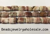 CRC1101 15.5 inches 18*25mm rectangle rhodochrosite beads