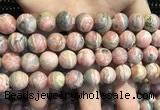 CRC1154 15.5 inches 12mm round rhodochrosite gemstone beads