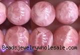 CRC1160 15.5 inches 7mm round rhodochrosite gemstone beads