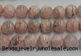 CRC152 15.5 inches 8mm round Argentina rhodochrosite beads