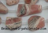 CRC160 15.5 inches 8*10mm - 13*20mm nuggets Argentina rhodochrosite beads