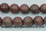 CRC204 16 inches 12mm round rhodochrosite gemstone beads wholesale