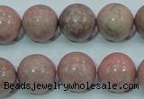 CRC205 16 inches 14mm round rhodochrosite gemstone beads wholesale