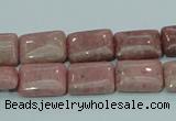 CRC206 16 inches 10*14mm rectangle rhodochrosite gemstone beads