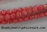 CRC401 15.5 inches 6mm faceted round synthetic rhodochrosite beads