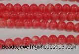 CRC501 15.5 inches 6mm round synthetic rhodochrosite beads