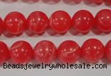 CRC504 15.5 inches 12mm round synthetic rhodochrosite beads