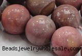 CRC57 15.5 inches 22mm round rhodochrosite gemstone beads wholesale