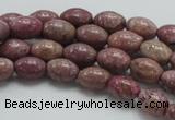 CRC65 15.5 inches 8*12mm rice rhodochrosite gemstone beads