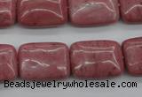 CRC701 15.5 inches 15*20mm rectangle rhodochrosite beads wholesale