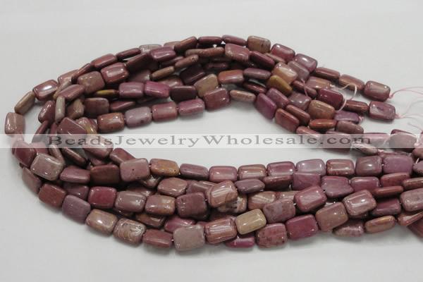 CRC81 15.5 inches 10*14mm rectangle rhodochrosite gemstone beads