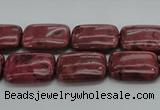 CRC822 15.5 inches 12*16mm rectangle Brazilian rhodochrosite beads