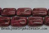 CRC823 15.5 inches 13*18mm rectangle Brazilian rhodochrosite beads