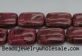 CRC824 15.5 inches 15*20mm rectangle Brazilian rhodochrosite beads