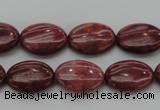 CRC832 15.5 inches 12*16mm oval Brazilian rhodochrosite beads