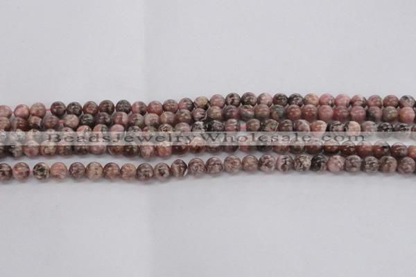 CRC901 15.5 inches 6mm round natural rhodochrosite beads