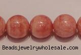 CRC91 16 inches 16mm round grade AA argentina rhodochrosite beads