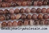 CRC911 15.5 inches 4mm round natural rhodochrosite beads