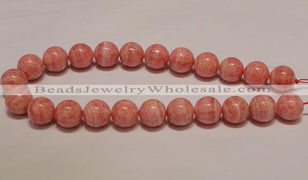 CRC92 16 inches 18mm round grade AA argentina rhodochrosite beads