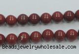 CRE01 16 inches 8mm round natural red jasper beads wholesale