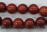 CRE28 15.5 inches 12mm round red jasper gemstone beads wholesale