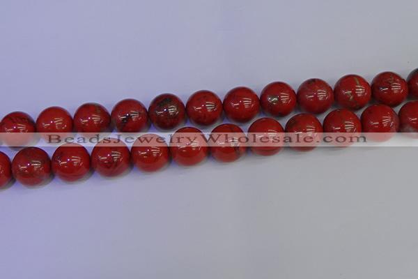 CRE307 15.5 inches 18mm round red jasper beads wholesale