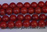 CRE310 15.5 inches 4mm round red jasper beads wholesale