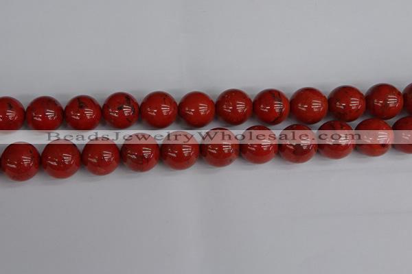 CRE315 15.5 inches 14mm round red jasper beads wholesale