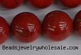 CRE318 15.5 inches 20mm round red jasper beads wholesale