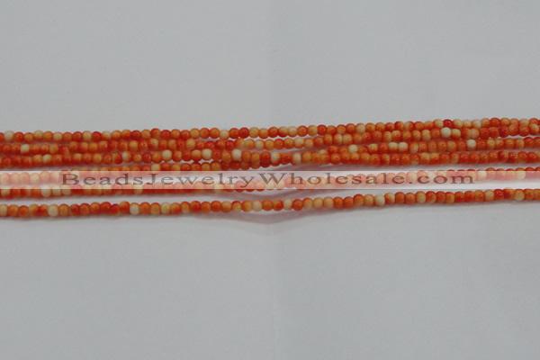 CRF425 15.5 inches 2mm round dyed rain flower stone beads wholesale