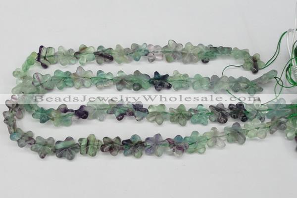 CRG17 15.5 inches 16*16mm star fluorite gemstone beads wholesale