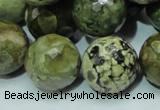 CRH61 15.5 inches 20mm faceted round rhyolite beads wholesale