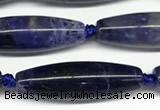 CRI165 15 inches 9*30mm rice sodalite gemstone beads