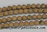 CRO08 15.5 inches 6mm round Chinese picture jasper beads wholesale