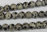 CRO101 15.5 inches 8mm round dalmatian jasper beads wholesale