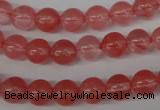 CRO157 15.5 inches 8mm round cherry quartz beads wholesale