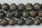 CRO195 15.5 inches 10mm round Chinese leopard skin jasper wholesale