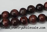 CRO215 15.5 inches 10mm round red tiger eye beads wholesale