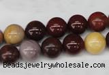 CRO248 15.5 inches 10mm round mookaite gemstone beads wholesale