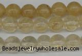 CRO255 15.5 inches 10mm round watermelon yellow beads wholesale