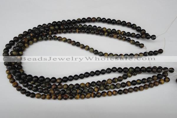 CRO27 15.5 inches 6mm round blue tiger eye beads wholesale