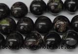 CRO308 15.5 inches 12mm round plum blossom jade beads wholesale