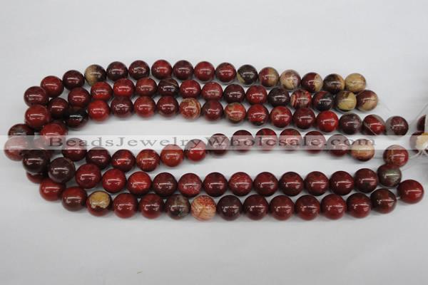 CRO323 15.5 inches 12mm round brecciated jasper beads wholesale