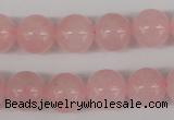 CRO341 15.5 inches 12mm round rose quartz beads wholesale