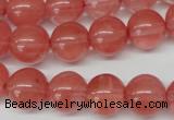 CRO369 15.5 inches 12mm round cherry quartz beads wholesale