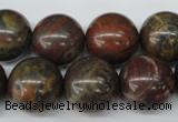 CRO402 15.5 inches 14mm round rainrow jasper beads wholesale