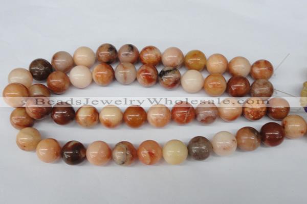 CRO406 15.5 inches 14mm round mixed aventurine beads wholesale