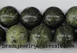 CRO428 15.5 inches 16mm round green lace gemstone beads wholesale